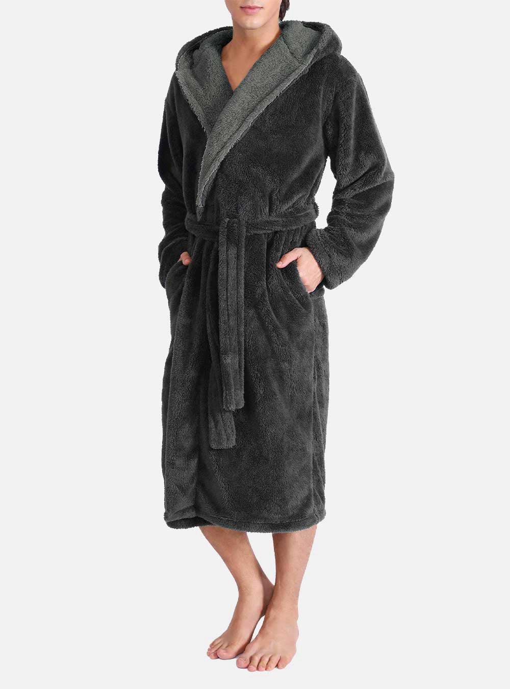 Buy OksunDressing Gown Women Full Length Robe Plus Size Fleece Winter Warm  Bathrobe Online at desertcartINDIA